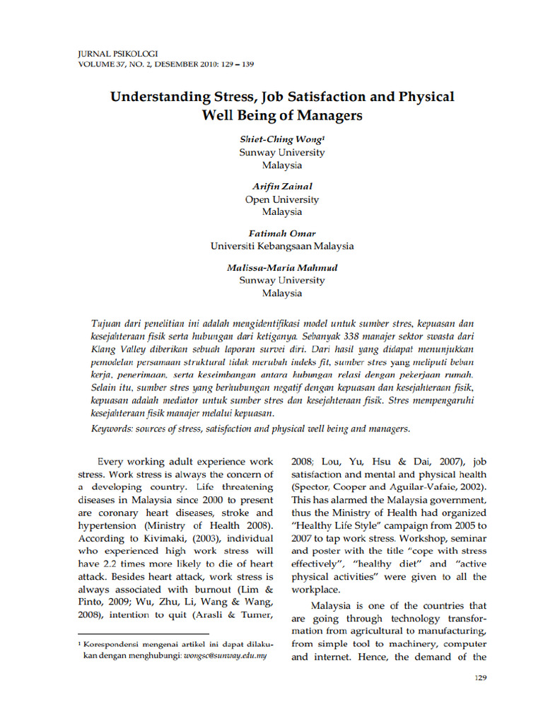 Jurnal Psikologi | PDF