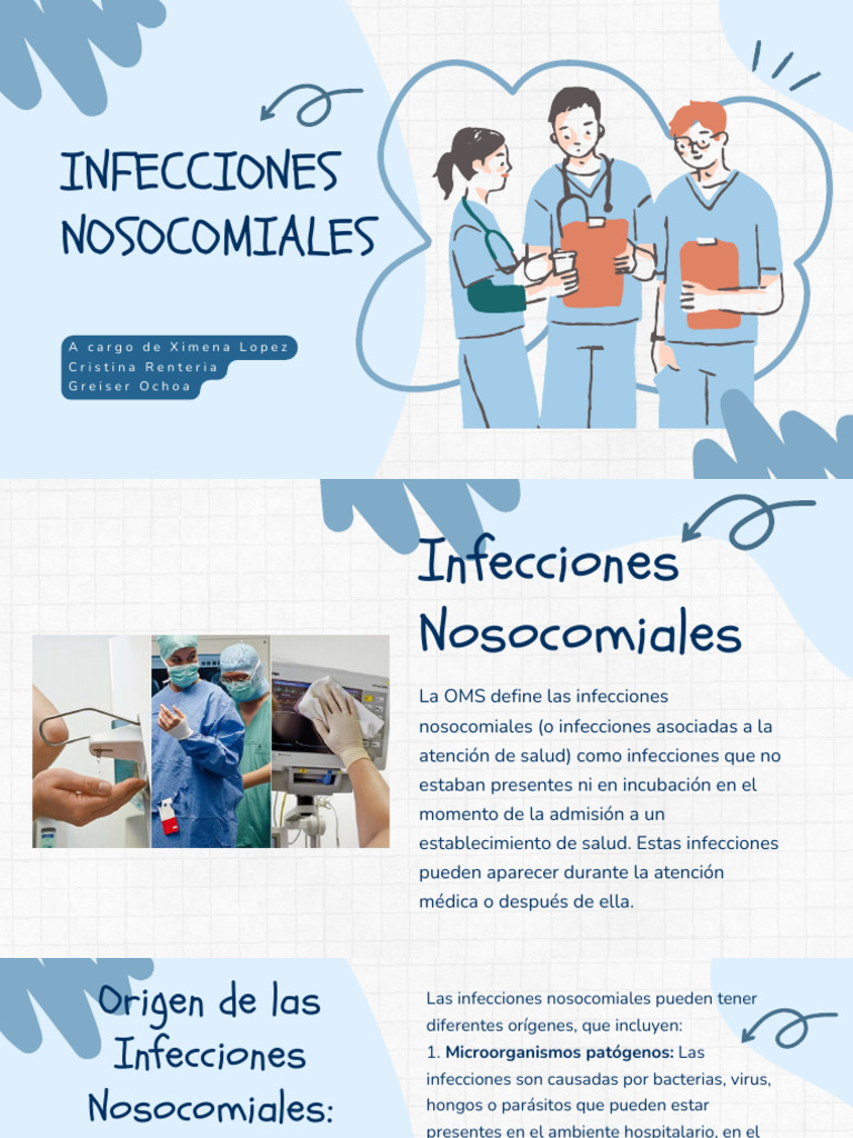 Infecciones Nosocomiales 1 Pdf Infección Adquirida En El Hospital
