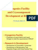 RRCAT Cryogenics Facility and Cryocomponent Development