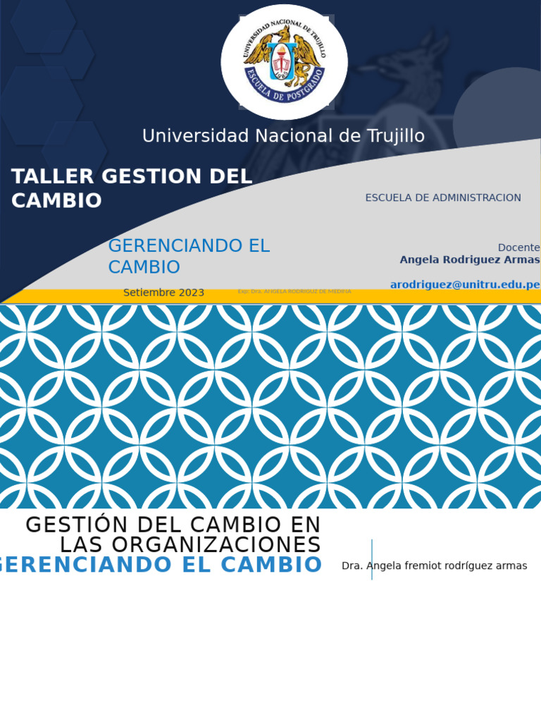 Gestión del Cambio en Organizaciones | PDF | Motivación | Motivacional
