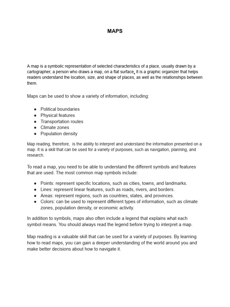 Research On Map | PDF