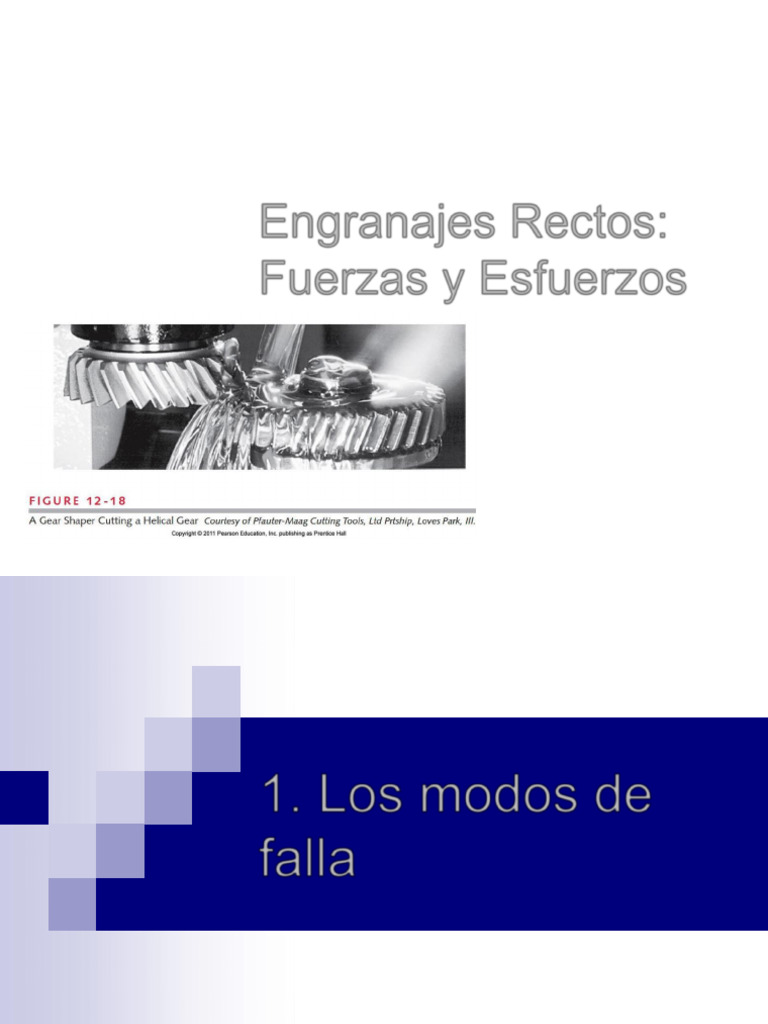 Modos de Falla y Resistencia en Engranajes | PDF | Engranaje | Fatiga ...