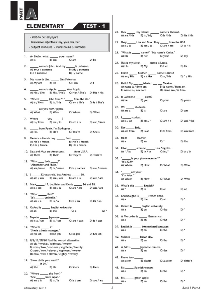 Test 1 | PDF