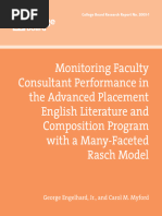 Monitoring Faculty Consultant Performanc