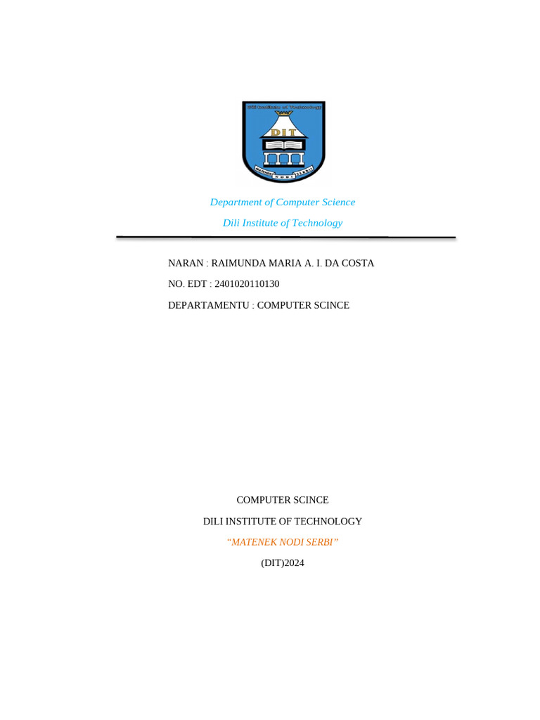 Computer Science Coding Example | PDF