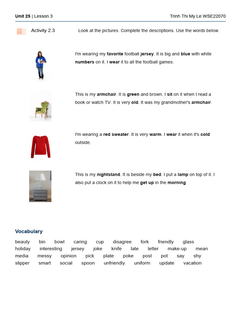 Fill in Multi Item | PDF
