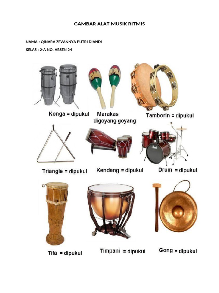 Gambar Alat Musik Ritmis | PDF