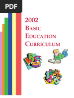 Download 2002 Basic Education Curriculum by Rue Ianne Agustin SN78547151 doc pdf