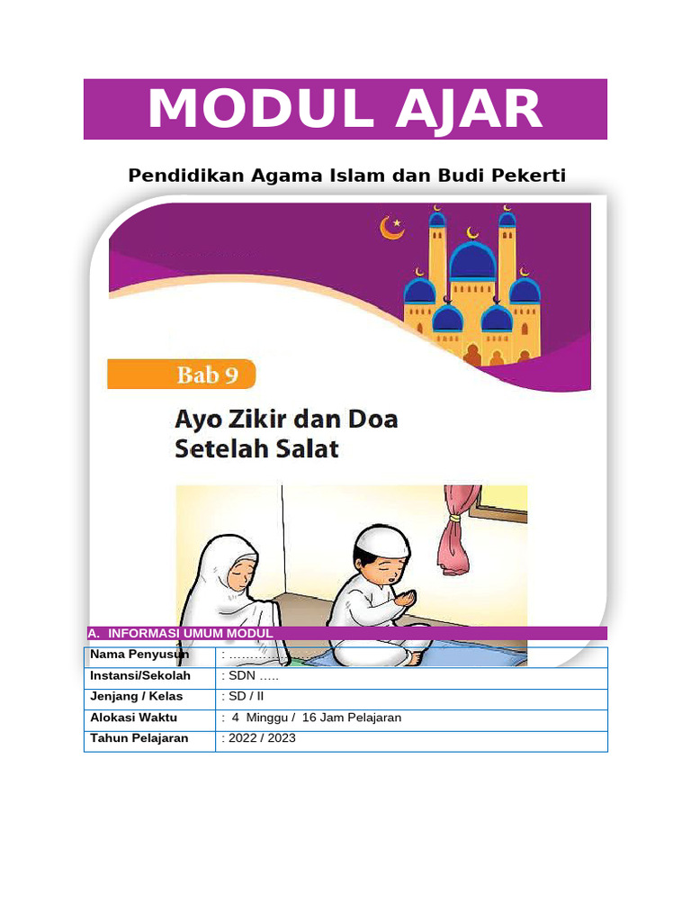 Ayo Zikir dan Doa Setelah Salat | PDF | Karier & Perkembangan | Sains ...