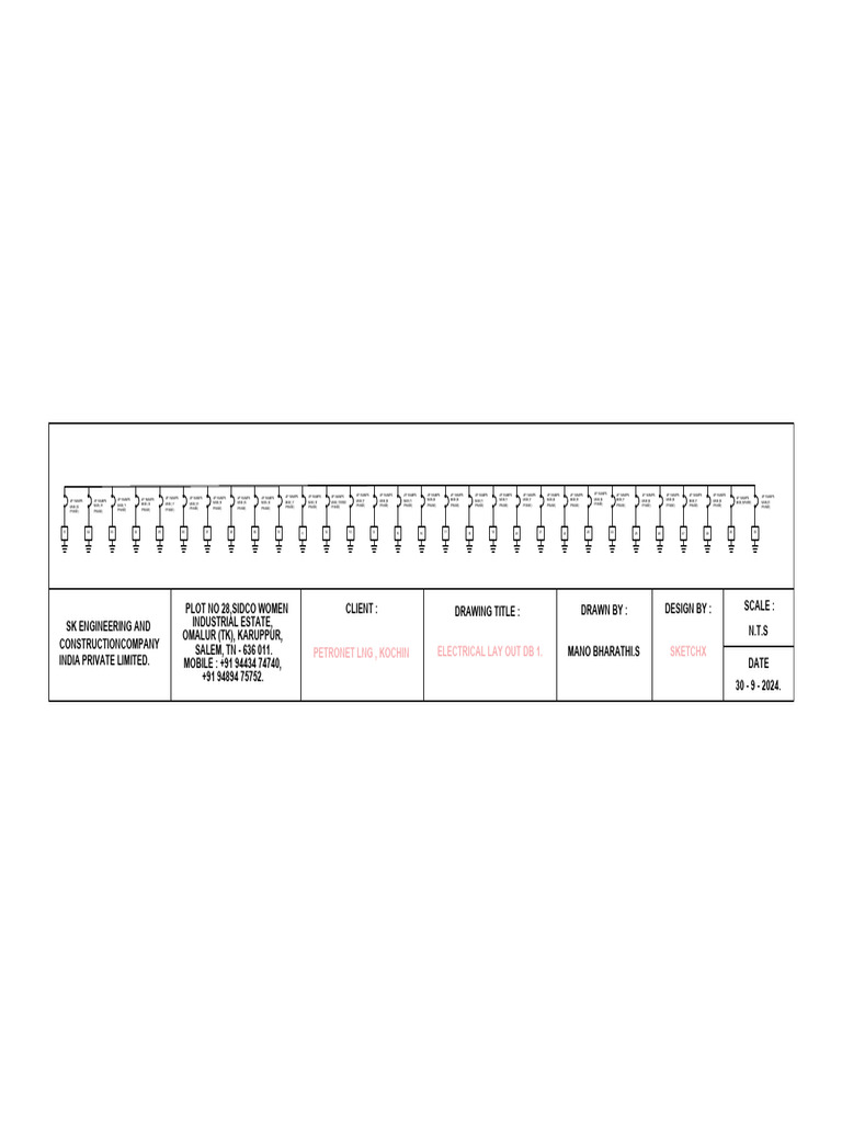 Electrical Layout for DB 1 Phase | PDF