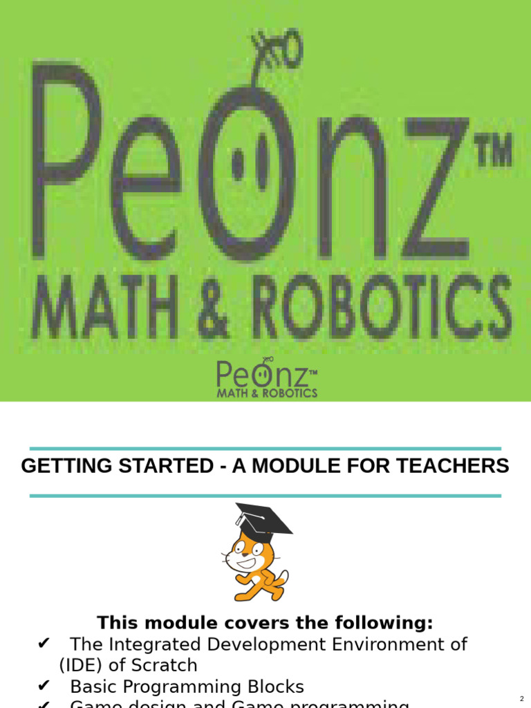 Scratch Programming Module for Teachers | PDF | Scratch (Programming ...