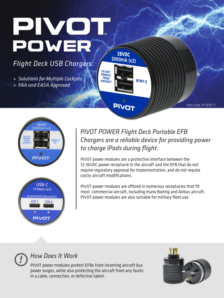 Portable EFB Power Solutions | PDF | Usb | Electronics