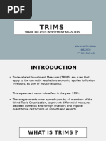 Overview of TRIMs Agreement in Trade | PDF | General Agreement On ...