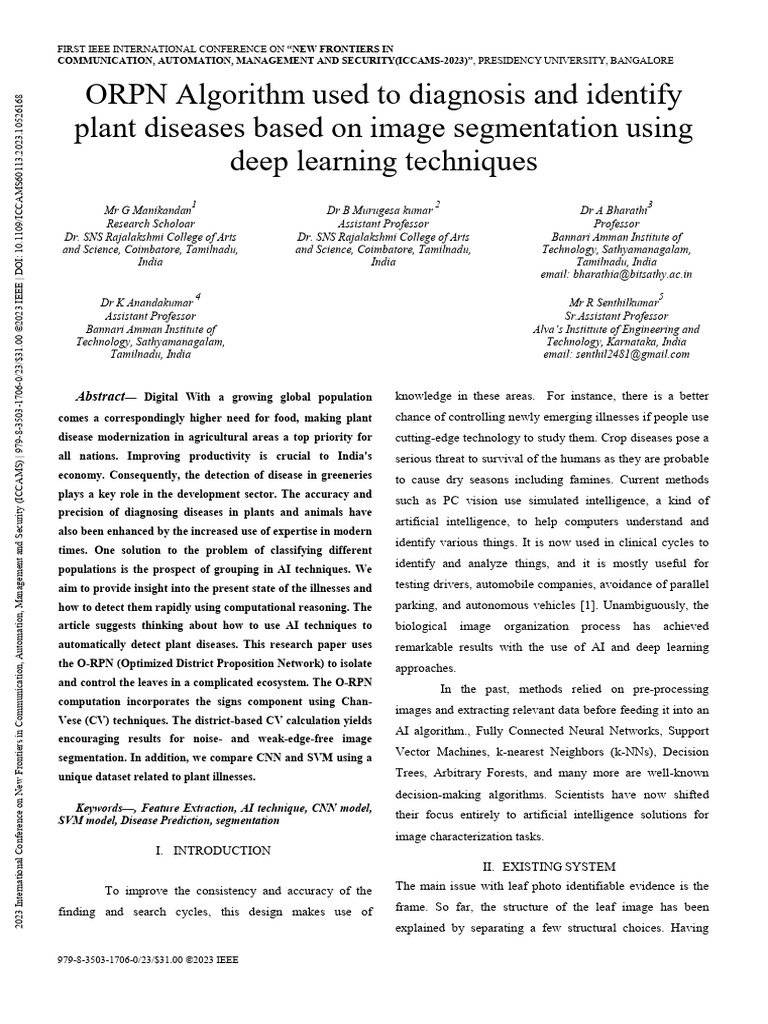 ORPN Algorithm Used To Diagnosis and Identify Plant Diseases Based On ...