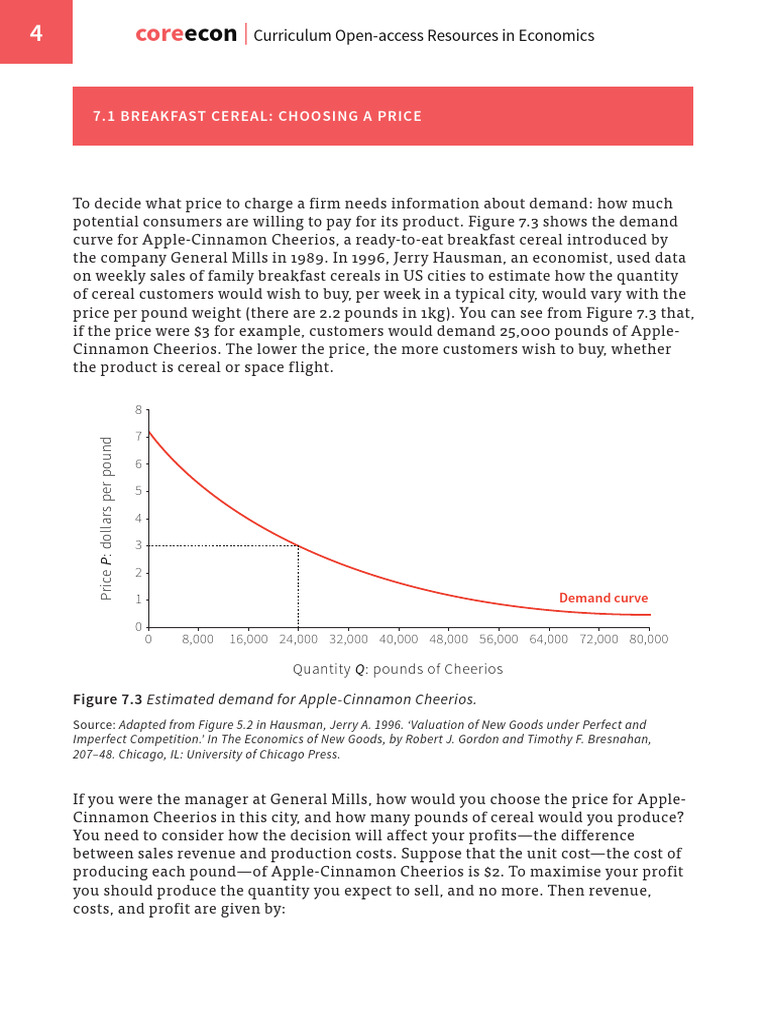 Core - The Firm and Its Customers, 1-6 | PDF | Marginal Cost | Average Cost