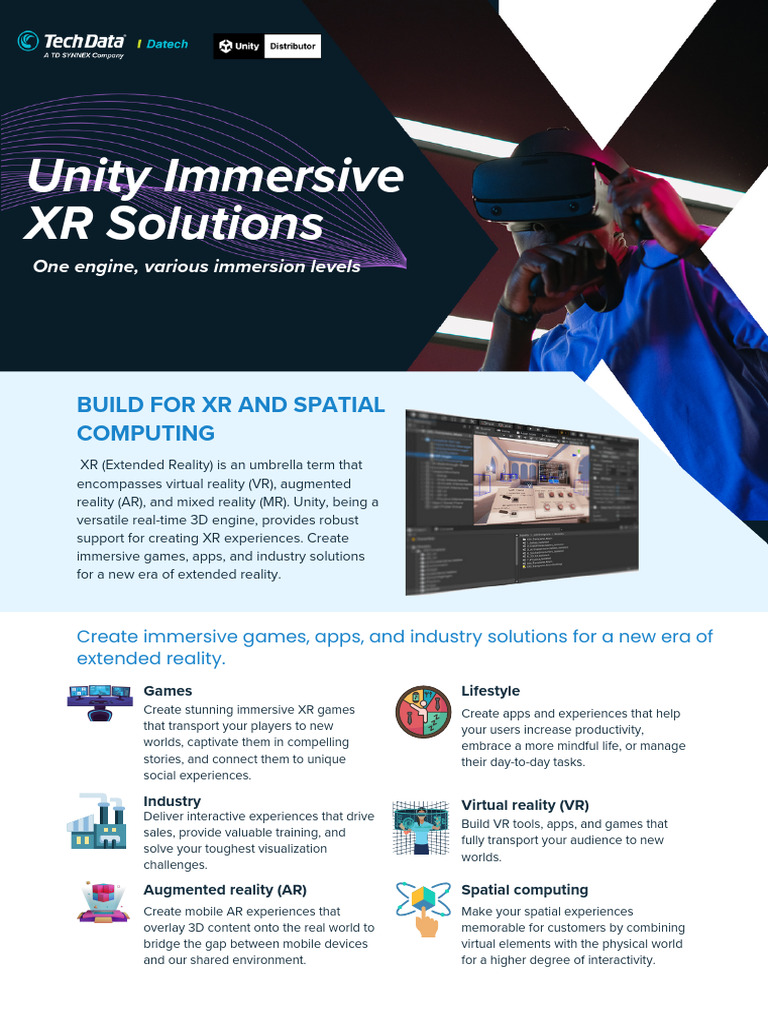 Unity Immersive XR Solutions | PDF | Augmented Reality | Virtual Reality