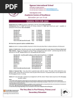 Spark Primary School Fees 2024 | PDF