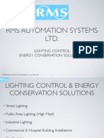 Rms Automation Systems LTD.: Lighting Control Energy Conservation Solutions