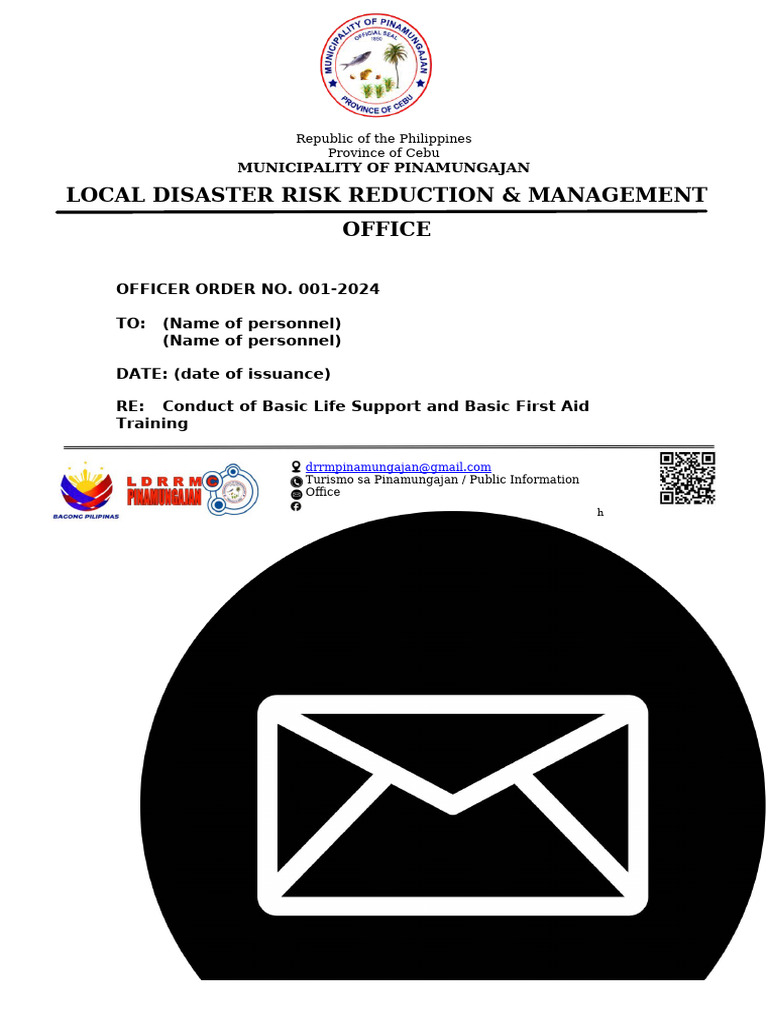 DRRM Office Order | PDF | Civil Defense | Emergency Services
