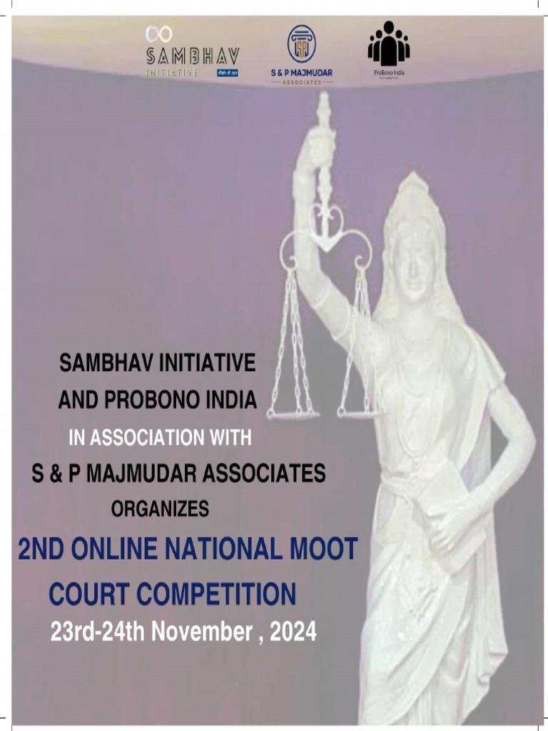 Brochure 2nd Online National Moot Court Competition 1 Pdf