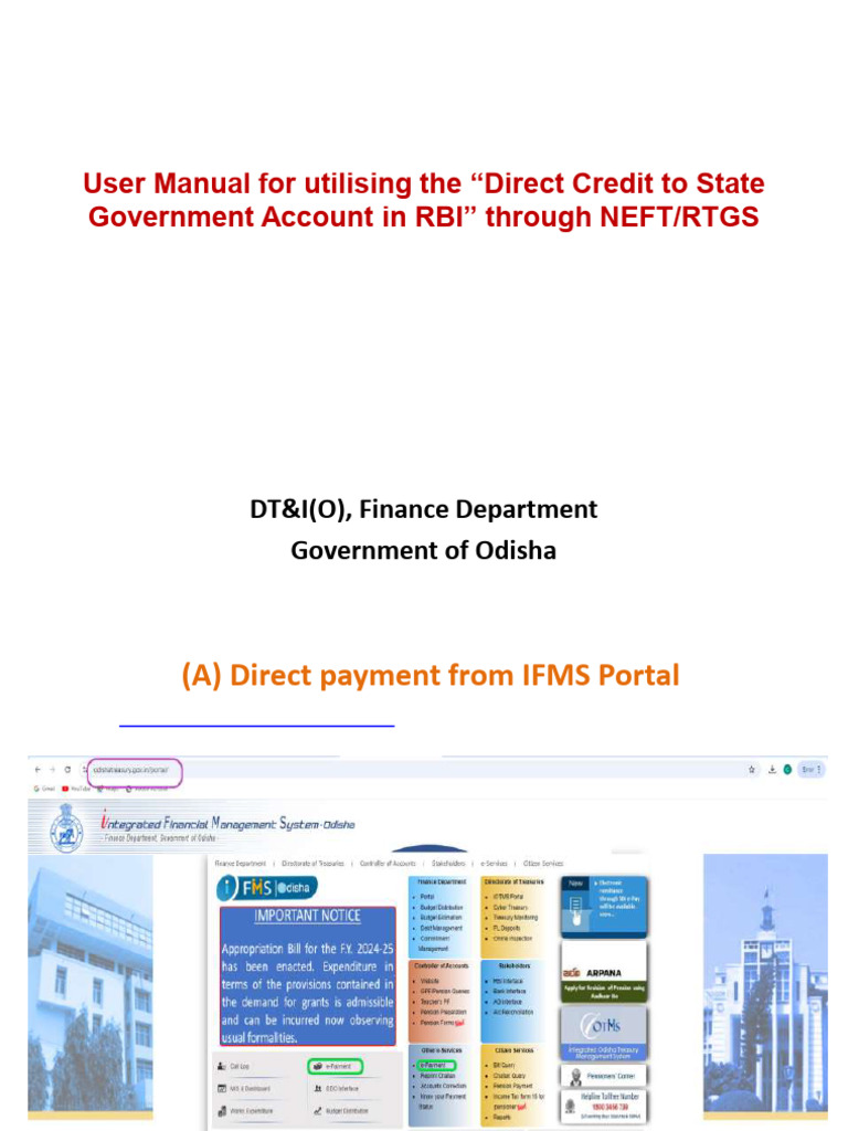 User Manual NEFT RTGS | PDF | Banks | Banking