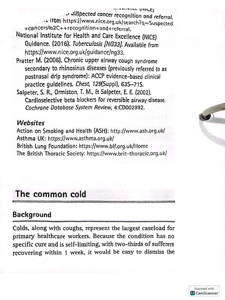 PDF 3 The Commmon Cold | PDF