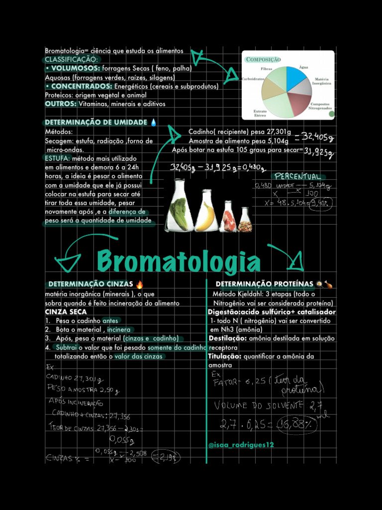 Guia Completo de Bromatologia Alimentar | PDF | Alimentos | Lipídio