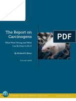 Richard B Belzer - The Report On Carcinogens