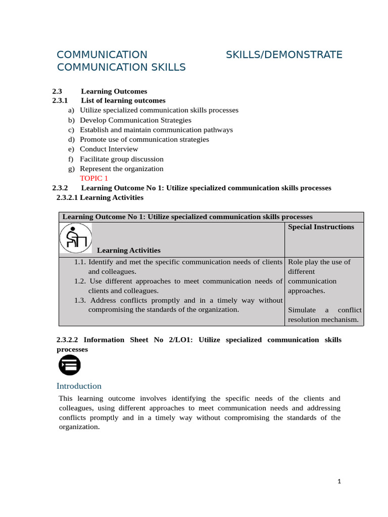 Effective Communication Strategies | PDF | Communication | Nonverbal ...