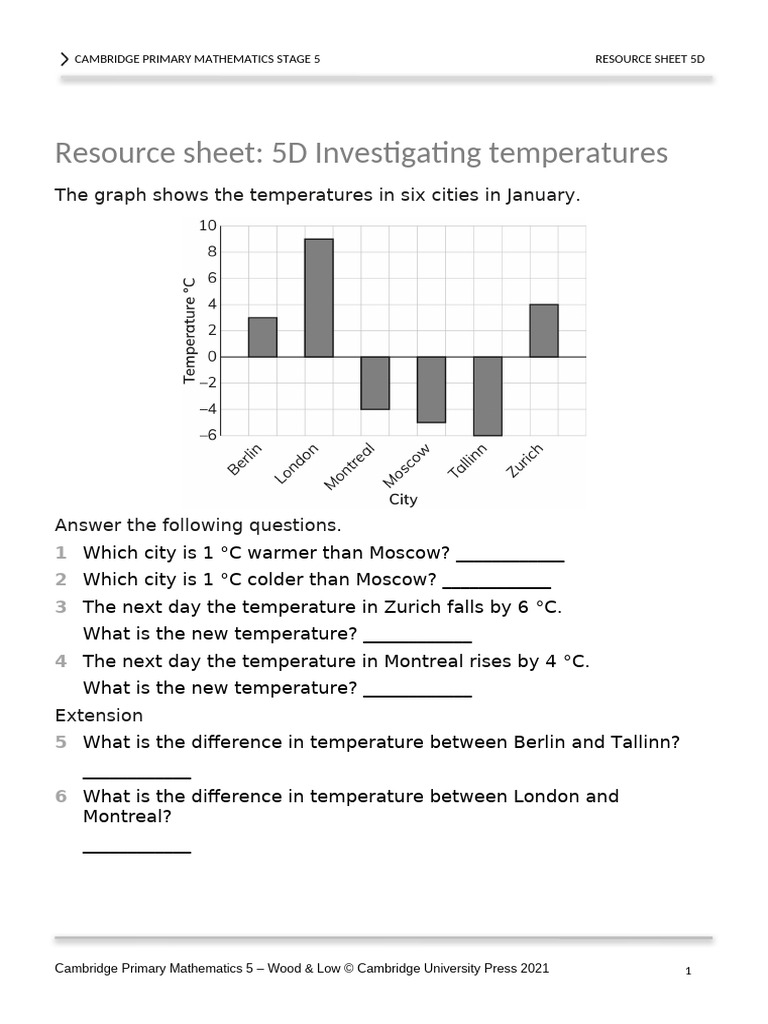 Prim Maths 5 2ed TR Resource 5d | PDF