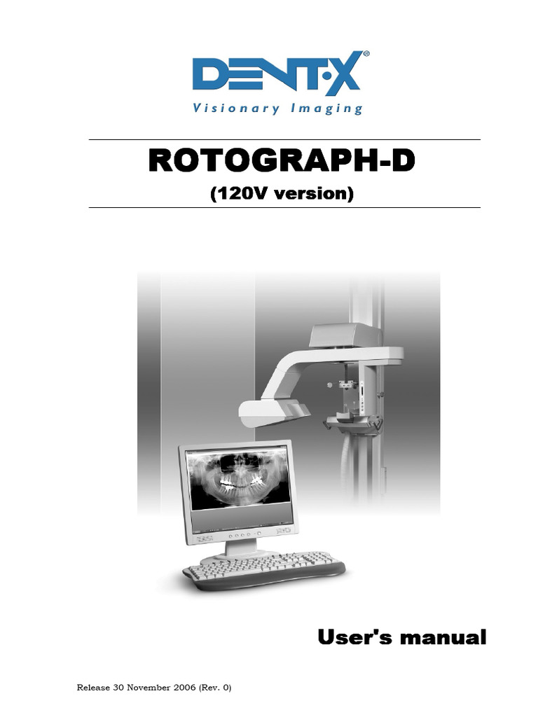 ROTOGRAPH-D User Manual (120V) | PDF | Fuse (Electrical) | X Ray