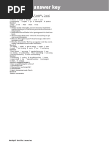 Aim High 5 Unit 1 Test A Answer Key