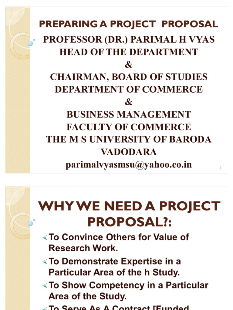 02 Preparing Project Proposal | PDF