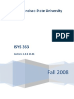 ISYS 363 Syllabus