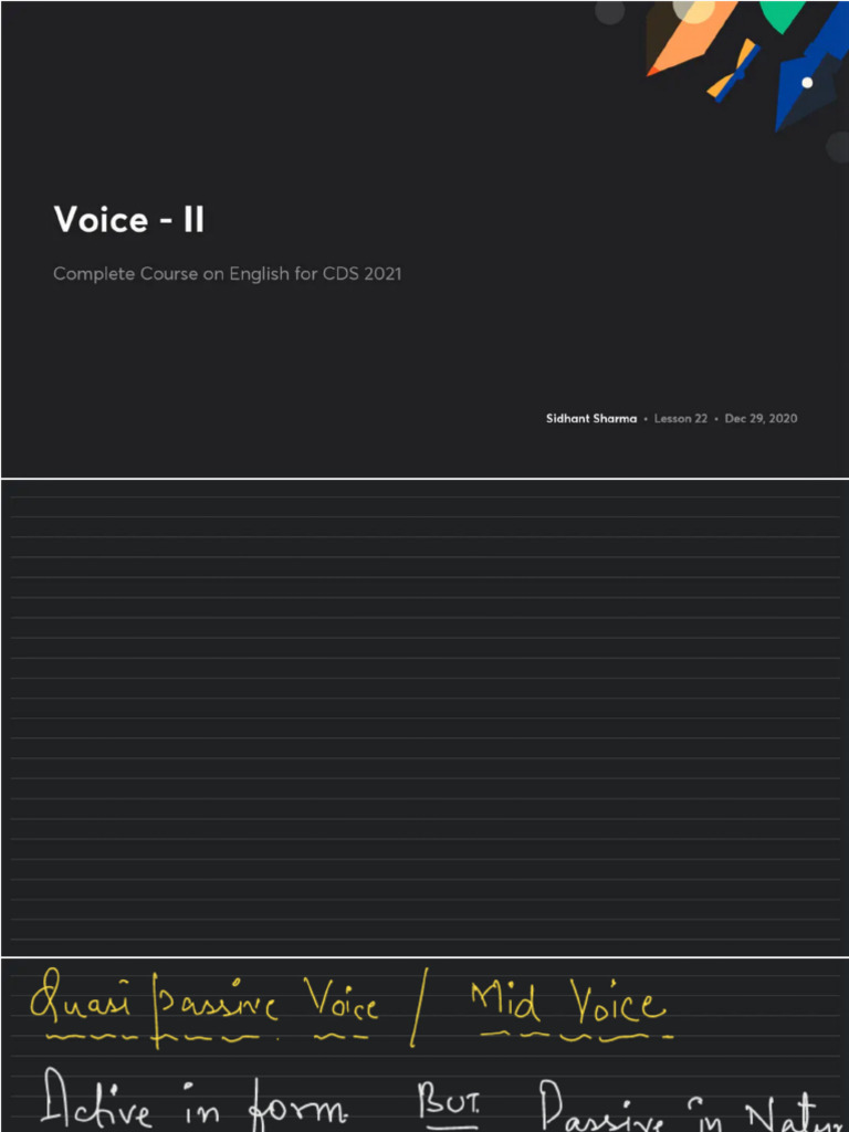 Voice - II | PDF