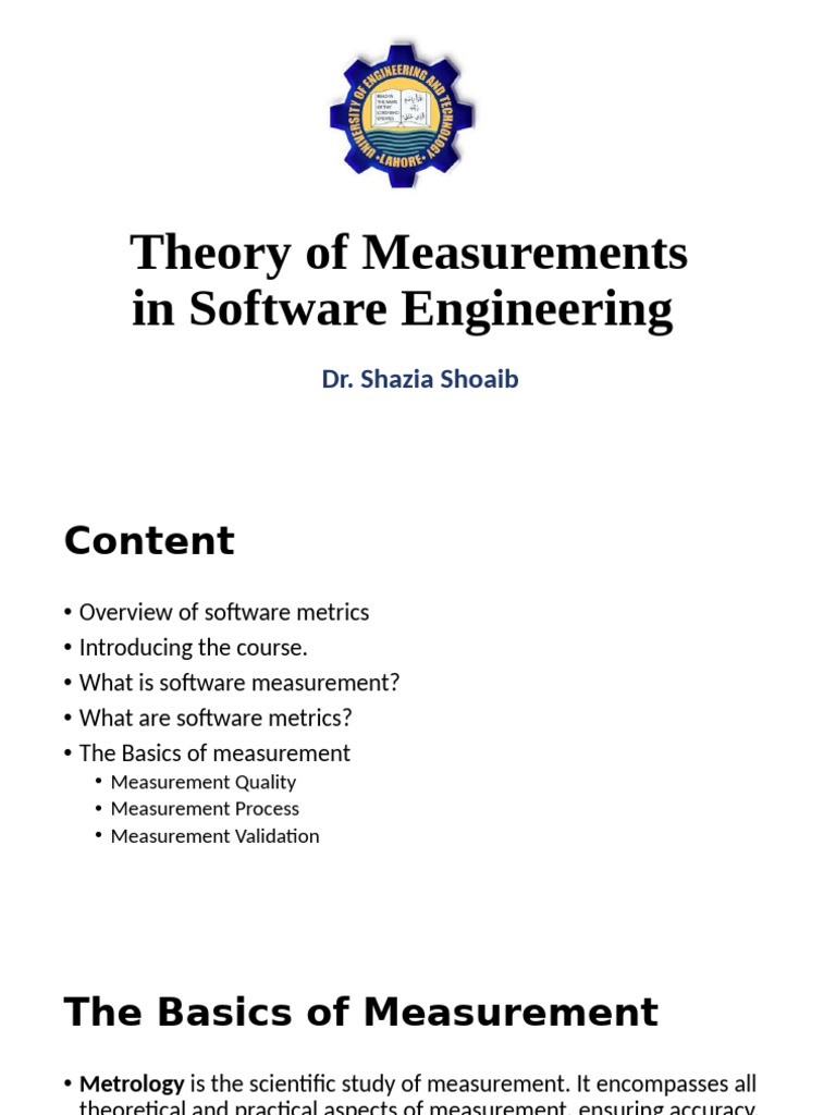 Theory of Measurement Lecture 1 | PDF | Accuracy And Precision ...