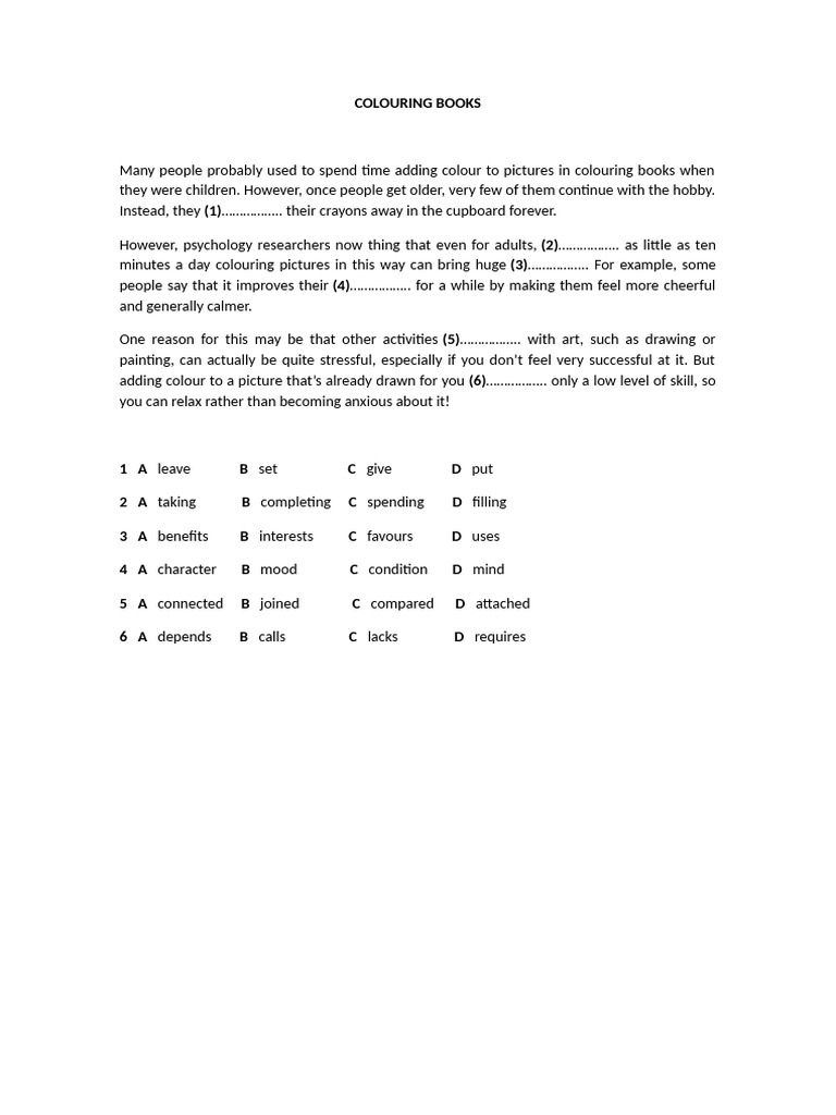 B1 Use of English Exercises PDF | PDF