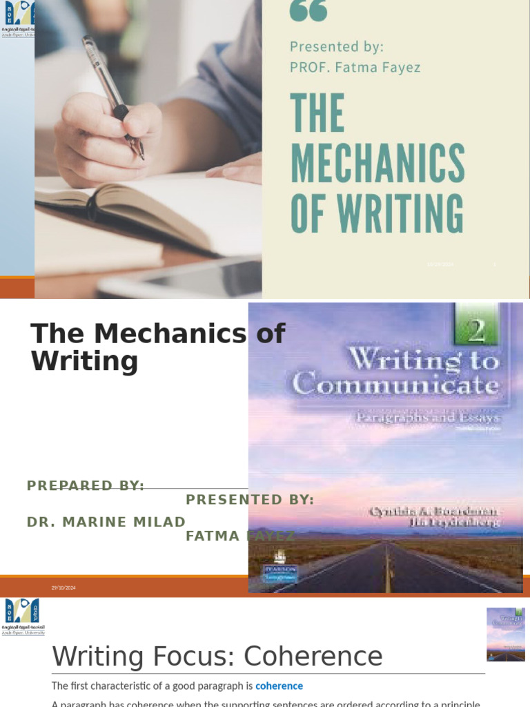 EL117 Writing Mechanics Workshop Nov. 1, 2023 | PDF | Semantics | Syntax