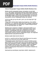 Download Hukum Mengangkat Tangan Ketika Khatib Membaca Doa by zuhadisaarani SN7855722 doc pdf