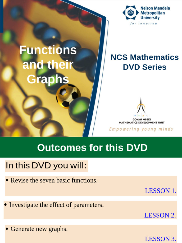 Graphing and Transforming Functions | PDF | Function (Mathematics ...