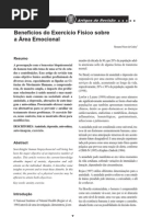 Beneficios Do Exercicio Fisico Sobre Area Emocional