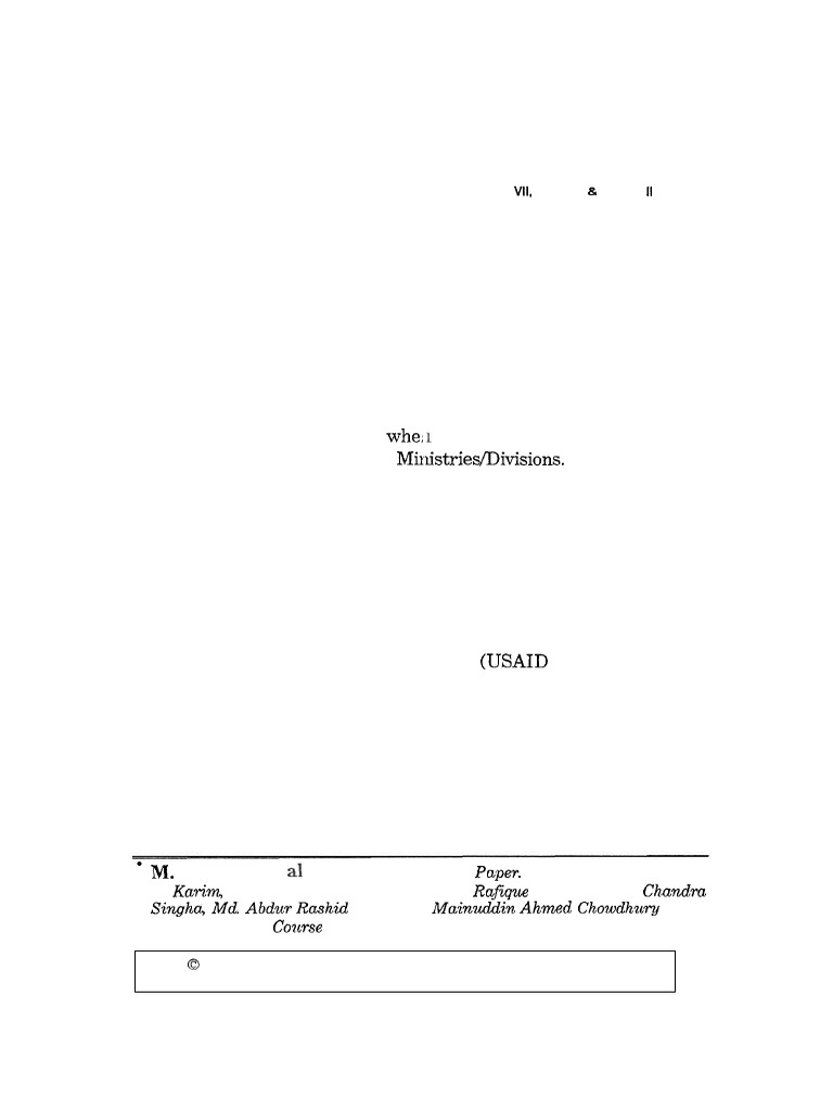Restructuring Bangladesh Secretariat for TQM | PDF | Quality Management ...