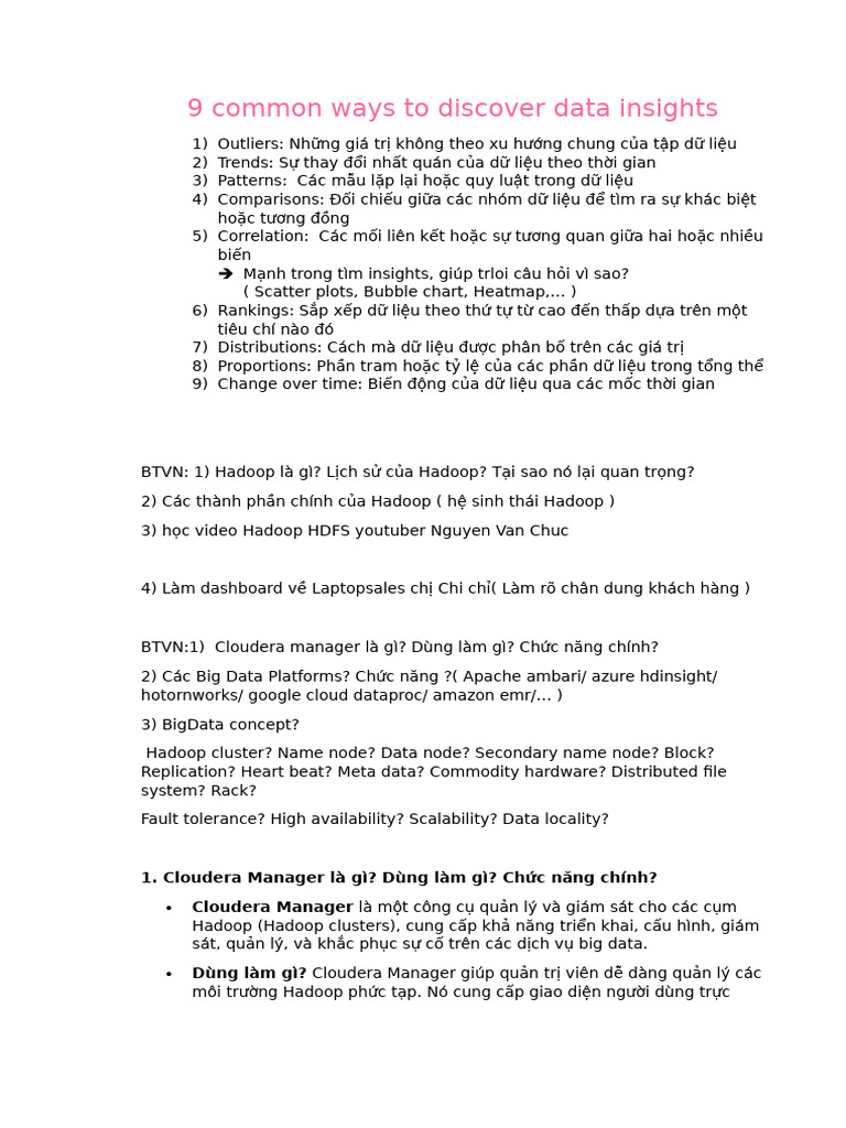 9 Common Ways To Discover Data Insights | PDF