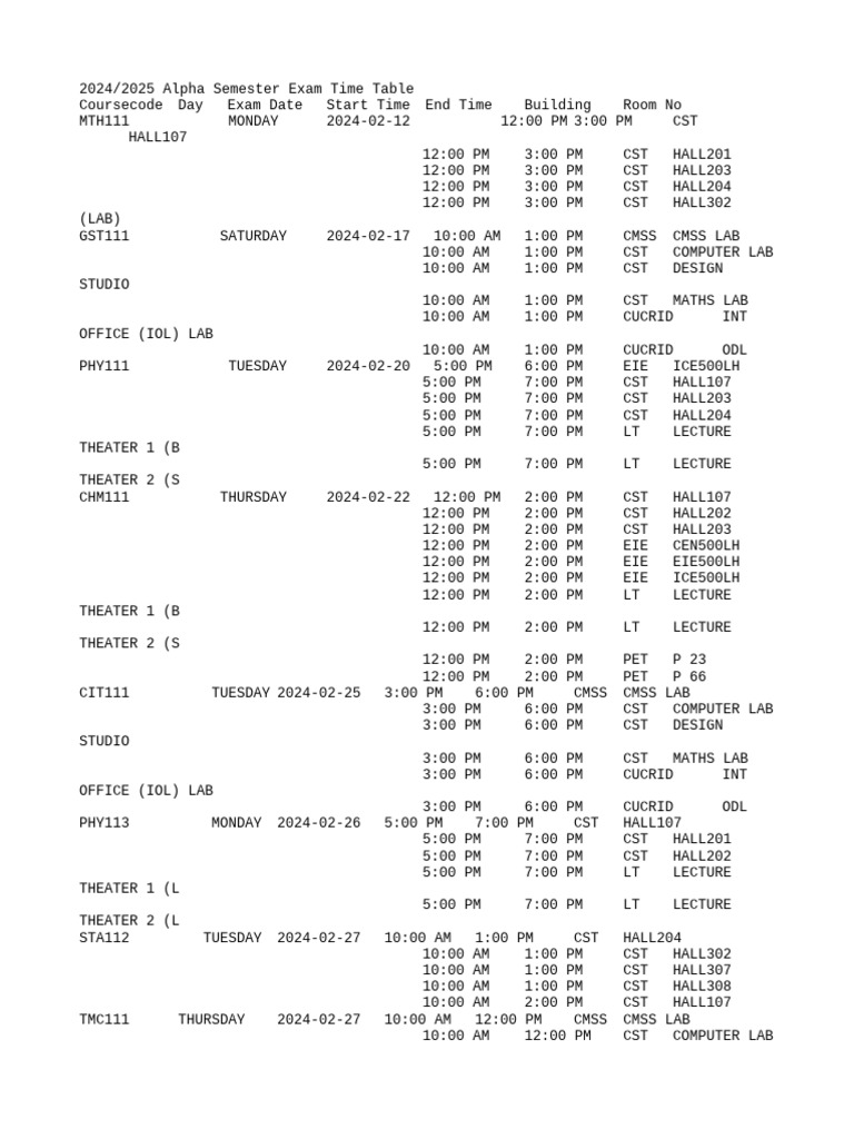 course-timetable-pdf