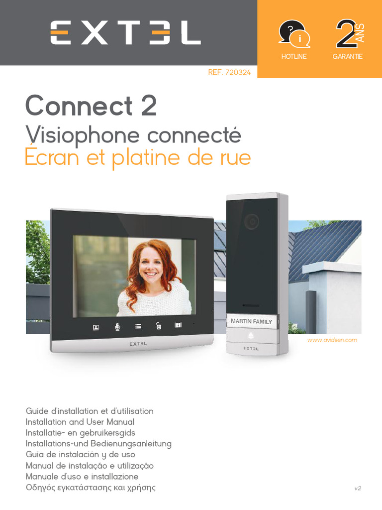 Installation Visiophone Extel Connect 2 | PDF | Wi-Fi | Écran d'ordinateur