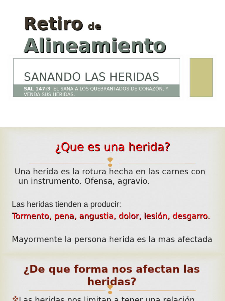 Sanando Las Heridas | PDF | Perdón | Creencia religiosa y doctrina