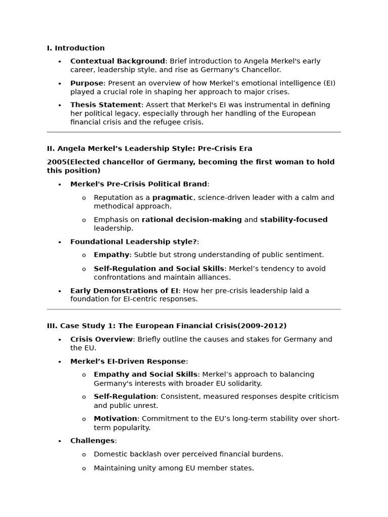 CC Work | PDF | Angela Merkel | Leadership