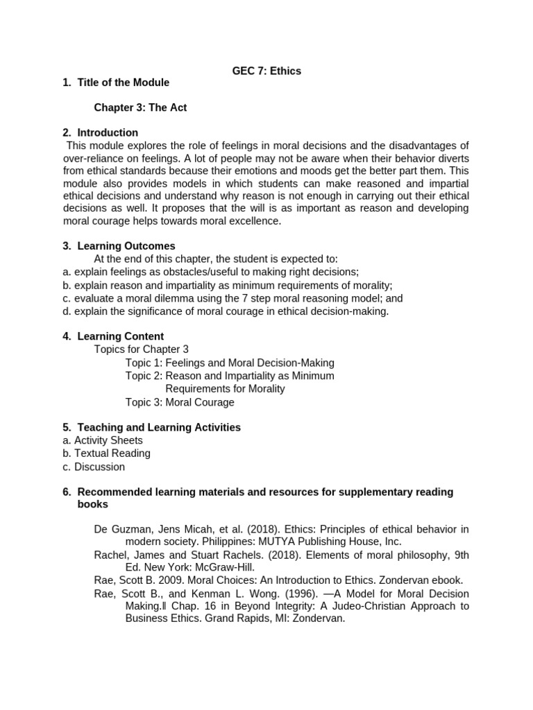 Gec 7 Topic 2 | PDF | Confidentiality | Morality