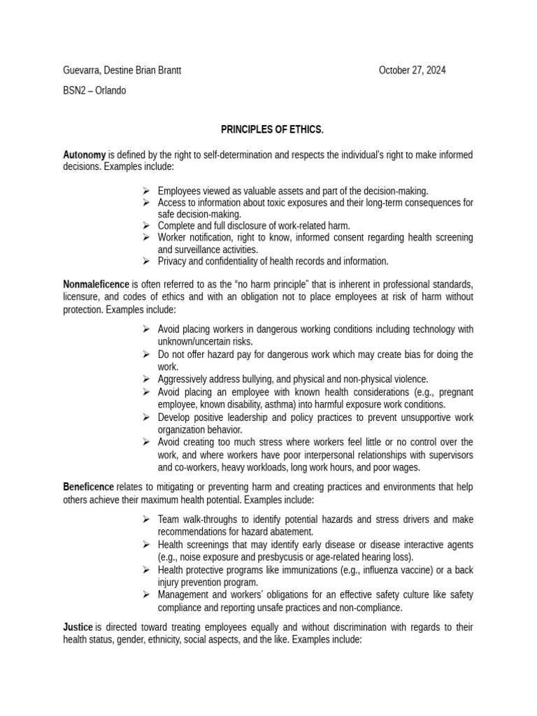 Ethical Principles in Medical Research | PDF | Informed Consent ...