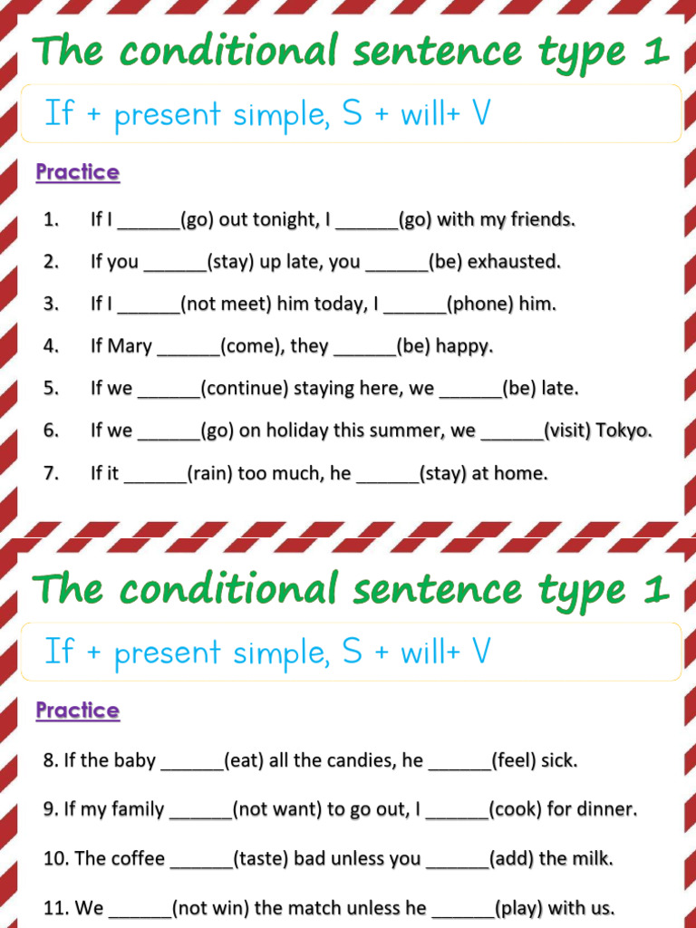 Conditional If - Type 1 | PDF